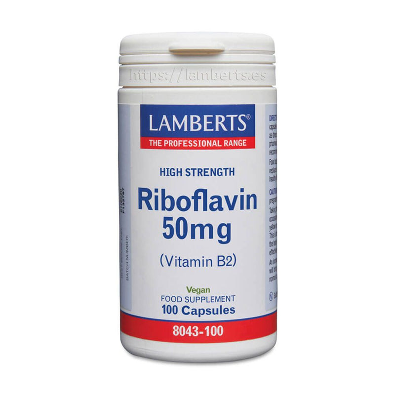 Riboflavina 50mg de Lamberts
