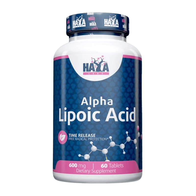 Ácido Alfa Lipoico Liberación Sostenida 600mg de Haya Labs
