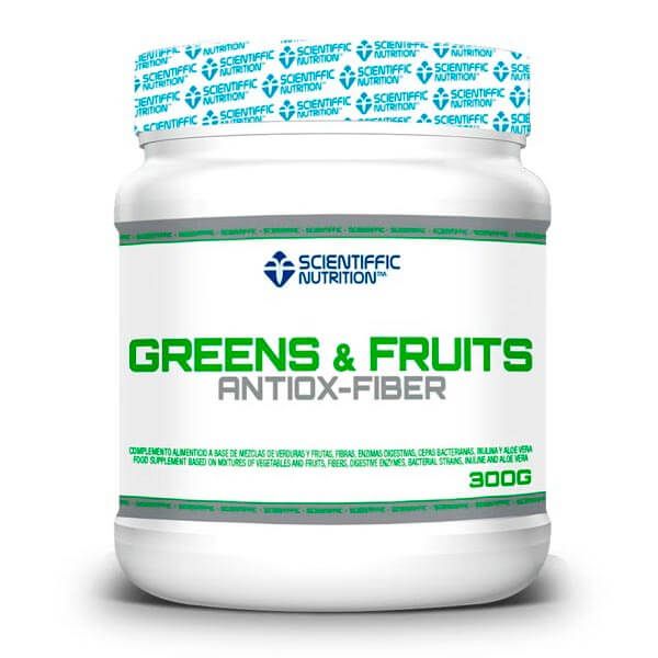 Greens & Fruits antiox Fiber de Scientiffic Nutrition