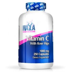 High potency vitamin c 1,000mg with rose hips - 250 caps