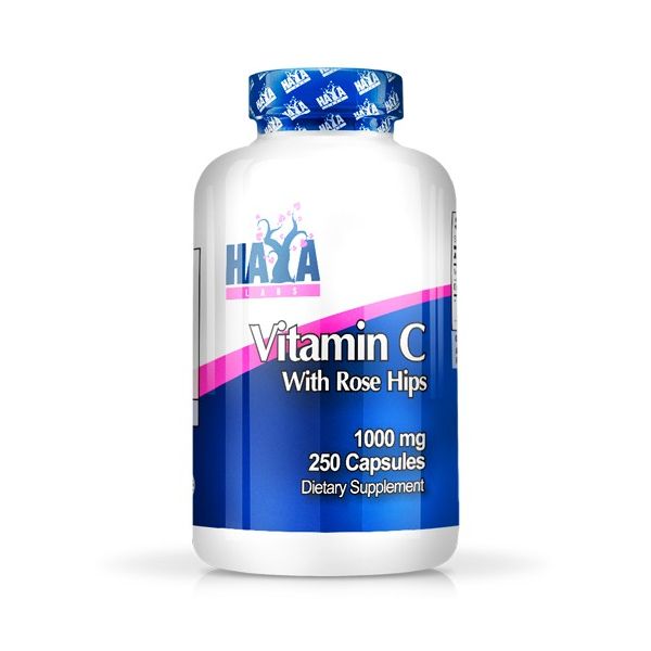 Vitamina C con Escaramujos de Alto Grado 1000mg - 250 cápsulas