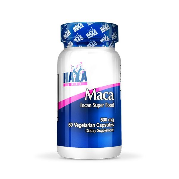 Maca 500mg - 60 cápsulas vegetales [HayaLabs]