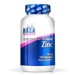 Zinc 15mg - 120 cápsulas [Haya Labs]