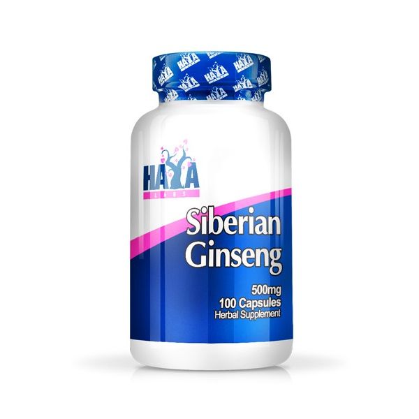 Ginseng Siberiano 500mg - 100 cápsulas [Haya Labs]