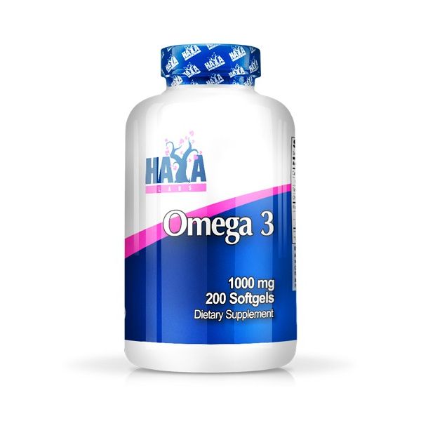 Omega 3 1000mg - 200 softgels [Haya LAbs]