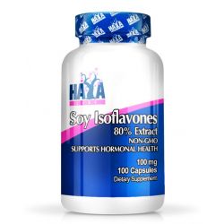 Isoflavonas de Soja 100mg - 100 cápsulas [haya labs]