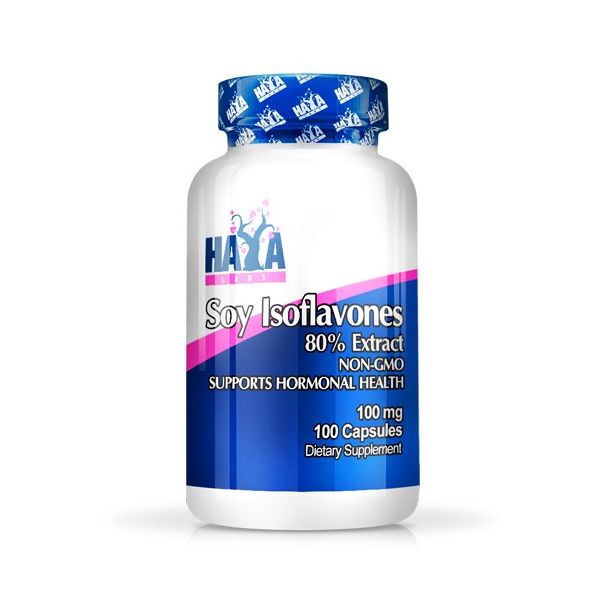 Isoflavonas de Soja 100mg - 100 cápsulas [haya labs]