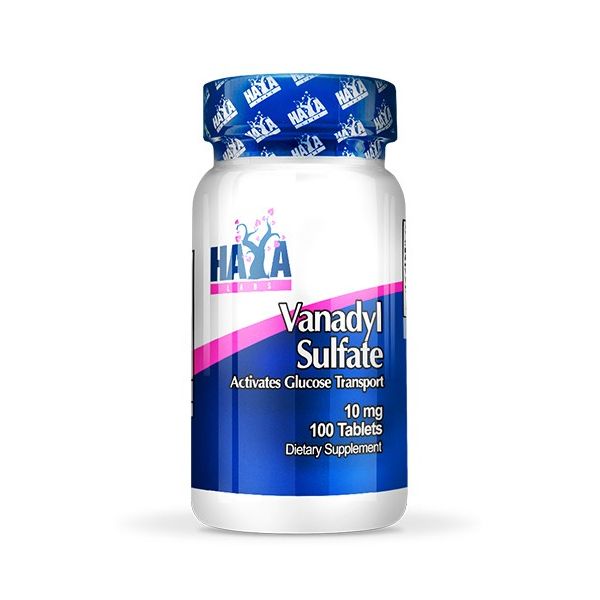 Sulfato de Vanadio 10mg - 100 tabletas [haya labs]