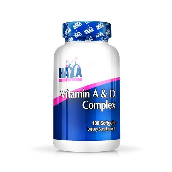 Complejo de Vitamina A y D - 100 softgels [haya labs]