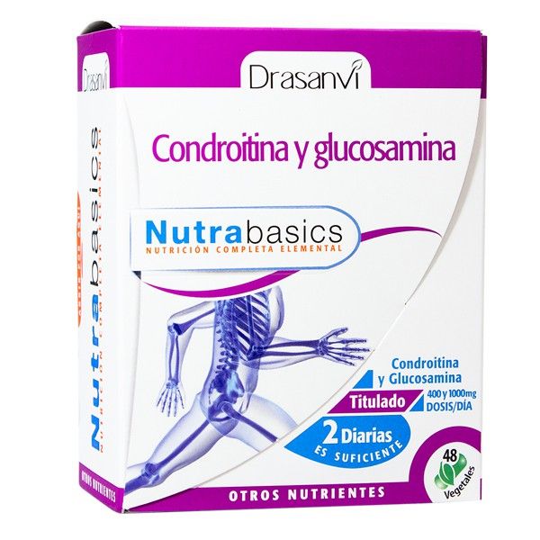 Condroitina y Glucosamina - 48 cápsulas vegetales [drasanvi]