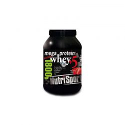 Mega protein whey+5 - 1800g [Nutrisport]