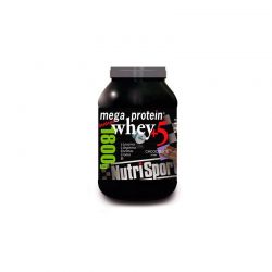 Mega protein whey+5 - 1800g [Nutrisport]