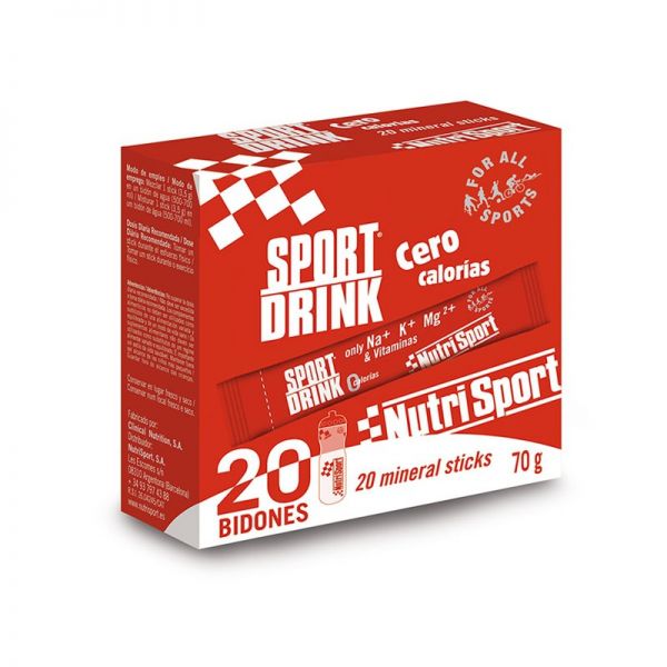 Sport drink cero calorias - 20 sticks [Nutrisport]