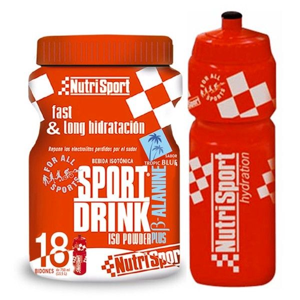 Sport drink iso powder plus b-alanina - 900g + bidón [Nutrisport]