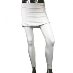 Legging Blanco con Falda [oxyfit]