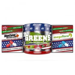 Pack digepro (digezyme 60 caps + greens 150g + megaflora 60 caps)
