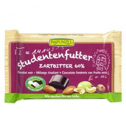60% black chocolate snack with nuts rapunzel - 100g