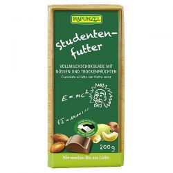Milk chocolate tablet with nuts rapunzel - 200g