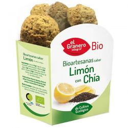 Galletas Artesanas sabor Limón con Chía - 250 g