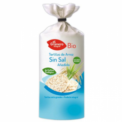 Tortitas de Arroz sin Sal añadida Bio - 100 g [Granero]