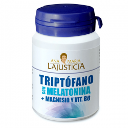 Triptófano con Melatonina + Magnesio y Vit B6 - 60 comprimidos [anamarialajusticia]