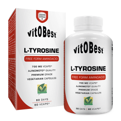 L-Tirosina 700mg - 60 Cápsulas Vegetales [Vitobest]