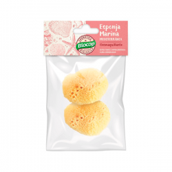 Mediterranean marine sponge make-up remover - 2 ud