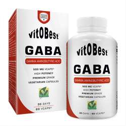 GABA 500mg - 60 Cápsulas Vegetales
