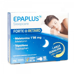 Melatonina y Triptófano (Larga Duración) - 60 cápsulas [Epaplus]
