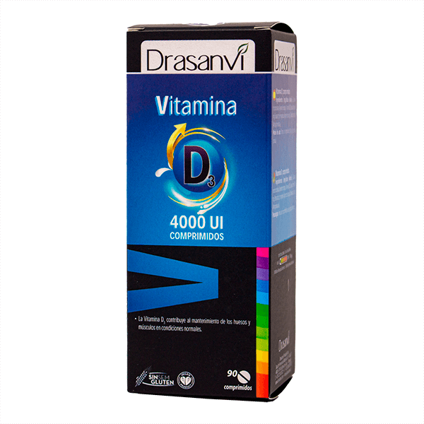 Vitamina D3 4000UI - 90 Tabletas
