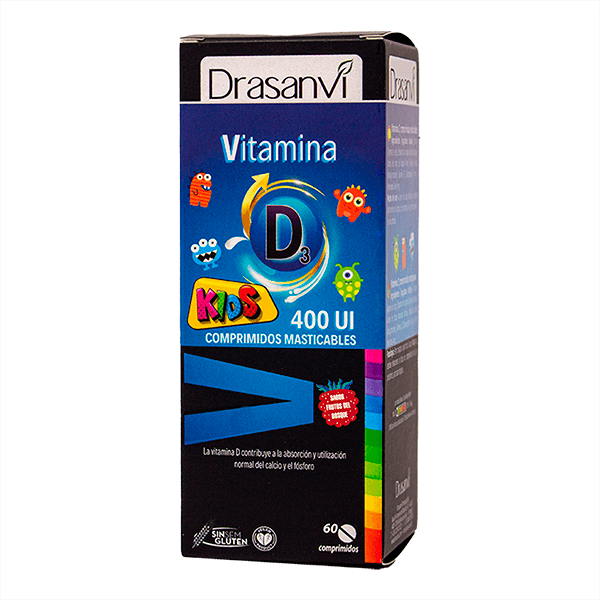 Vitamina D3 400UI - 60 comprimidos masticables