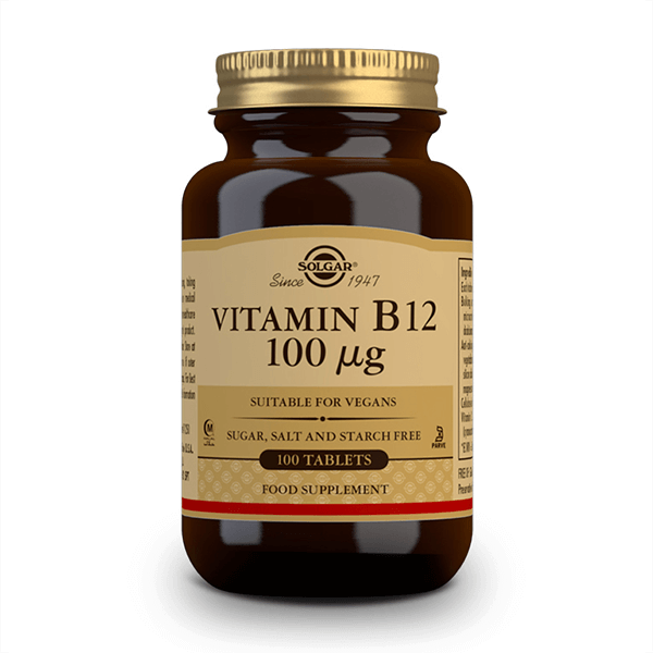 Vitamina B12 1000mcg - 100 Tabletas masticables
