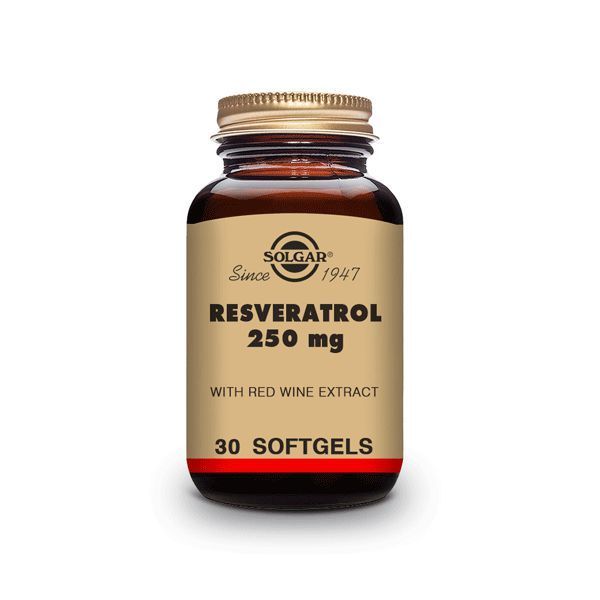 Resveratrol 250mg - 30 Softgels [Solgar]