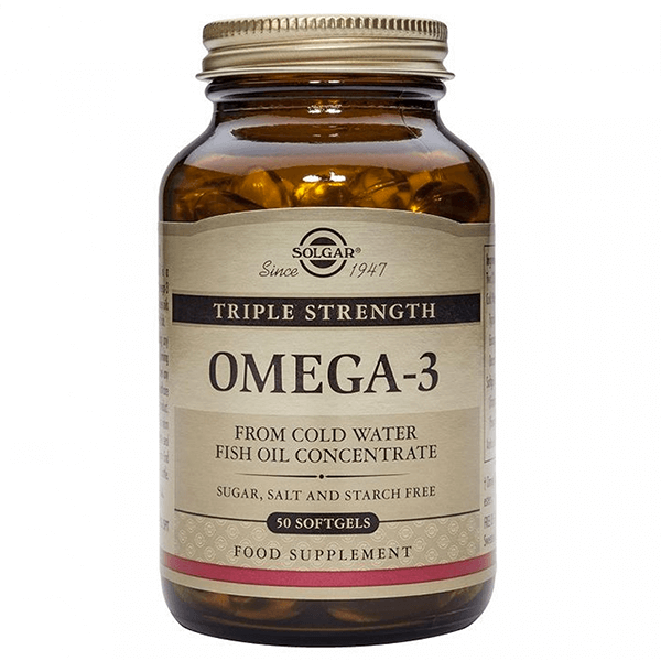 Omega 3 Triple Concentración - 50 Softgels [Solgar]