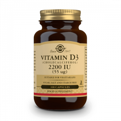 Vitamin d3 (cholecalciferol) 2200iu (55mcg) - 100 vegetable capsules