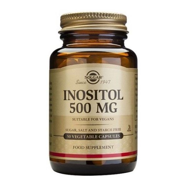 Inositol 500mg - 50 capsulas vegetales
