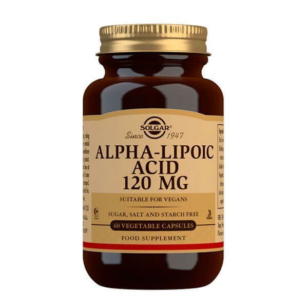 Ácido Alfa Lipoico 120mg - 60 cápsulas vegetales