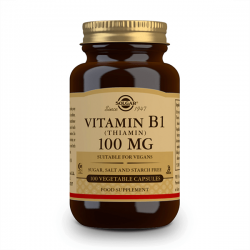 Vitamina B1 100mg - 100 cápsulas vegetais