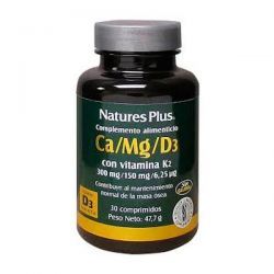 Ca/Mg/D3 con Vitamina K2 - 30 Tabletas
