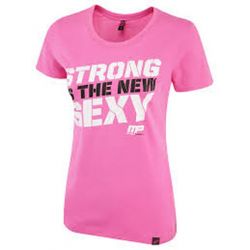 Womens T Shirt Crew Strong Sexy 