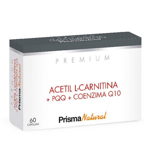 Acetil L-Carnitina + PQQ + Coenzima Q10 - 60 Cápsulas