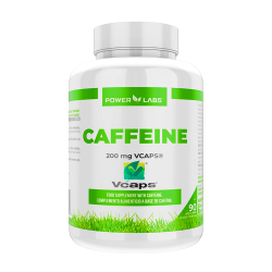 Caffeine 200mg - 90 vegetable capsules Power Labs - 1