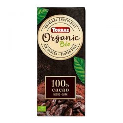 Tableta de Chocolate Negro 100% Cacao - 100g