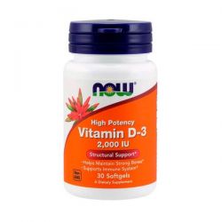 Vitamina D-3 2000IU - 30 Softgels