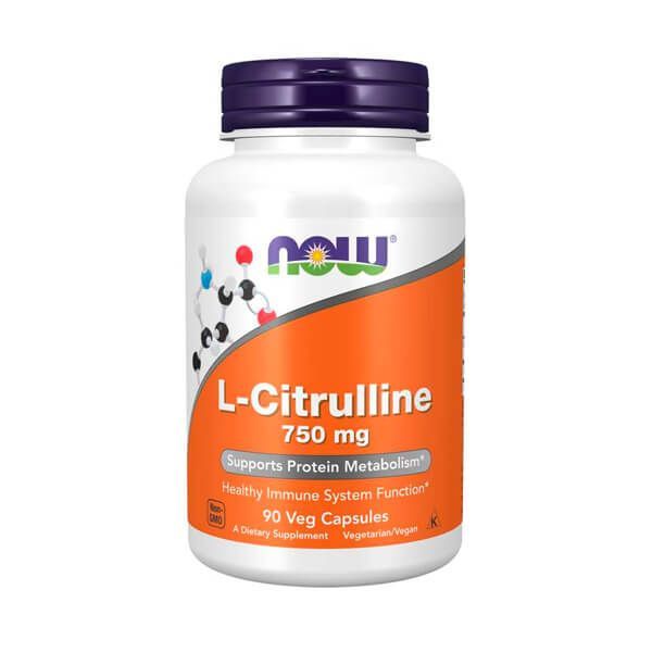 L-Citrulina 750mg - 90 Cápsulas vegetales