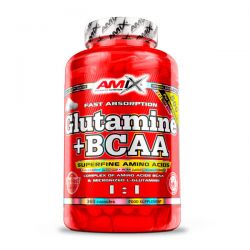 Glutamina + BCAA - 360 Cápsulas