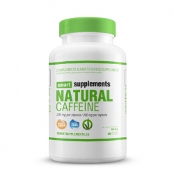 Cafeína Natural 200mg - 90 Cápsulas vegetales
