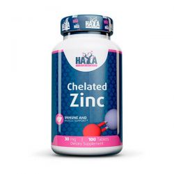 Chelated Zinc 30mg - 100 Tabletas