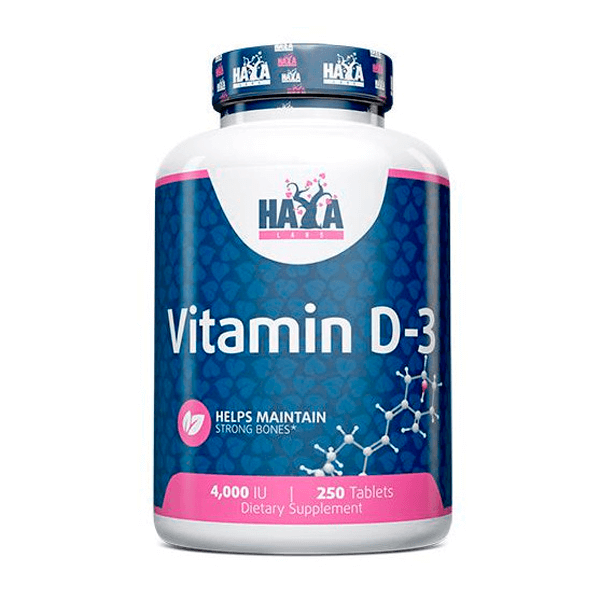 Vitamina D3 4000IU - 250 Tabletas