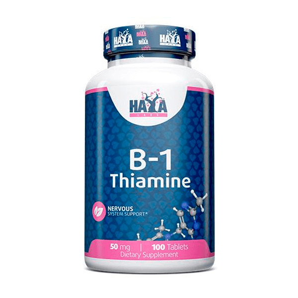 Vitamina B1 Tiamina 50mg - 100 Tabletas